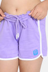 Rosaline Girls Bounds Easy Movement Shorts - Violet Tulip — thumbnail 5